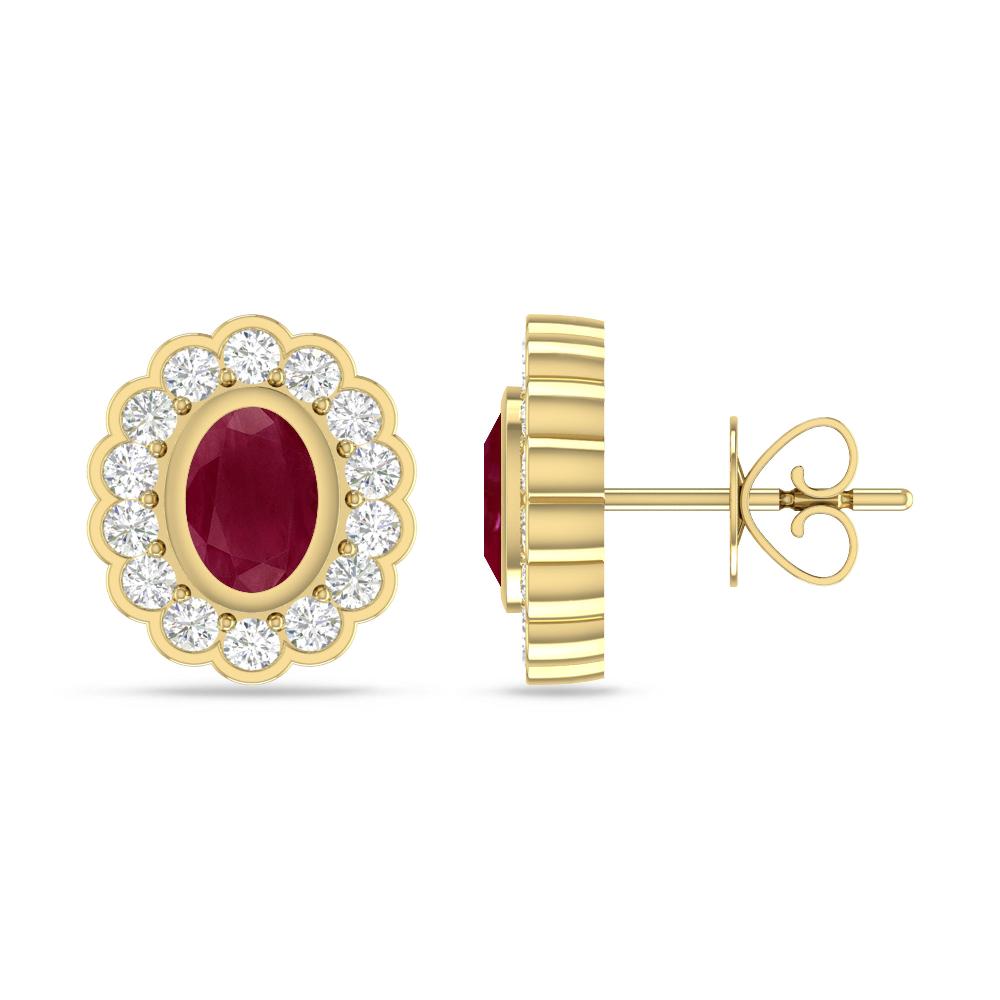 Yellow Gold - Ruby